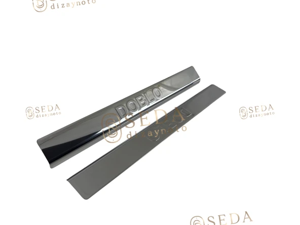 Fiat Doblo 2 Panel Van/Lav 2010 > Kapı Eşiği 2 Prç. P. Çelik - Resim 3