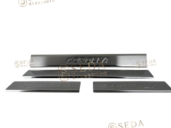 Toyota Corolla SD 2013 > Kapı Eşiği 4 Prç. P. Çelik ürün görseli