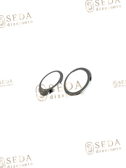 Fiat Doblo 1 Facelift Panel Van/Lav 2006 > 2010 Sis Farı Çerçevesi 2 Prç. P. Çelik - Resim 2