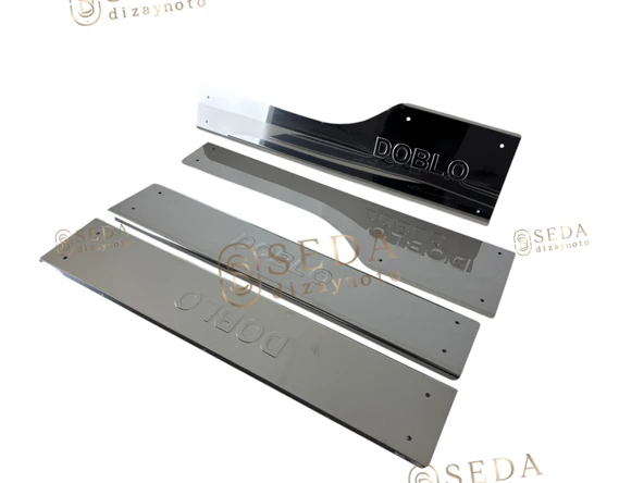 Fiat Doblo 2 Panel Van/Lav 2010 > İç Kapı Eşiği 4 Prç. P. Çelik - Resim 6