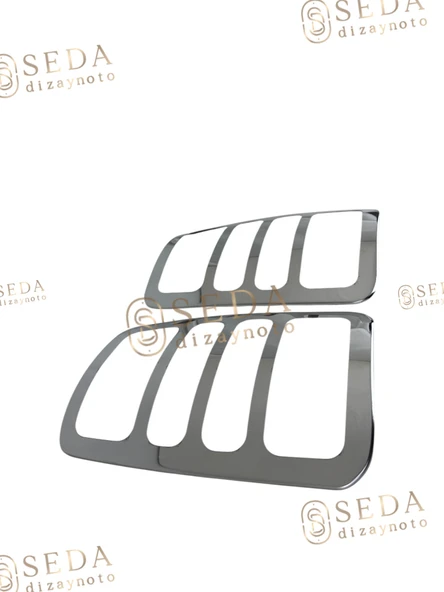 VW Caddy Mini Van 2003 > 2014 Stop Çerçevesi 2 Prç. P. Çelik - Resim 3