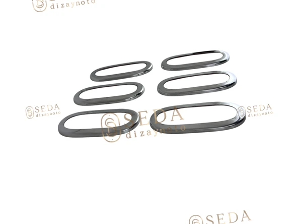 VW Crafter Van 2006 > Yan Reflektör Çerçevesi 6 Prç. P. Çelik ürün görseli