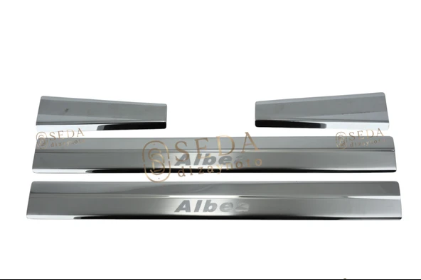 Fiat Albea SD 2002 > 2012 Kapı Eşiği 4 Prç. P. Çelik - Resim 3