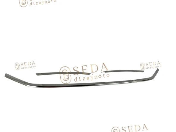 VW Jetta 6 SD 2011 > 2014 Ön Tampon Çıtası 2 Prç. P. Çelik ürün görseli