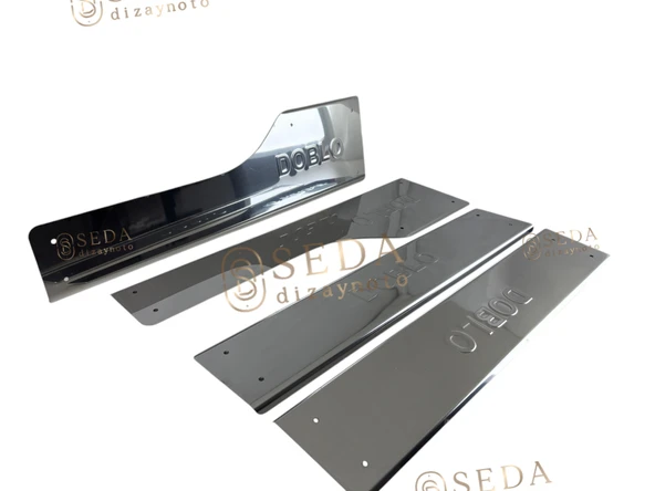 Fiat Doblo 2 Panel Van/Lav 2010 > İç Kapı Eşiği 4 Prç. P. Çelik - Resim 4