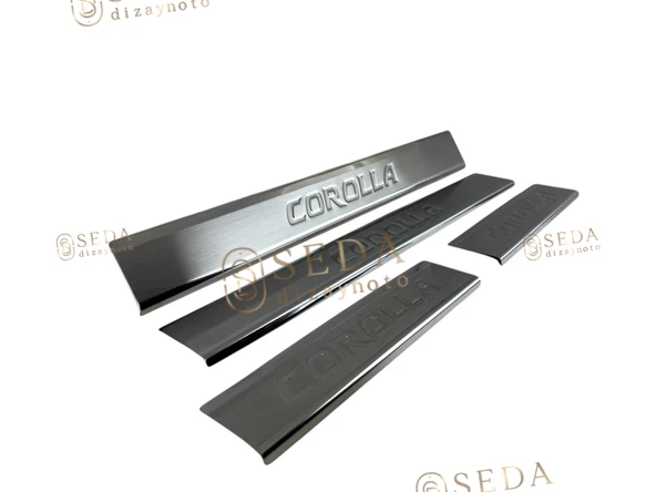 Toyota Corolla SD 2013 > Kapı Eşiği 4 Prç. P. Çelik - Resim 2