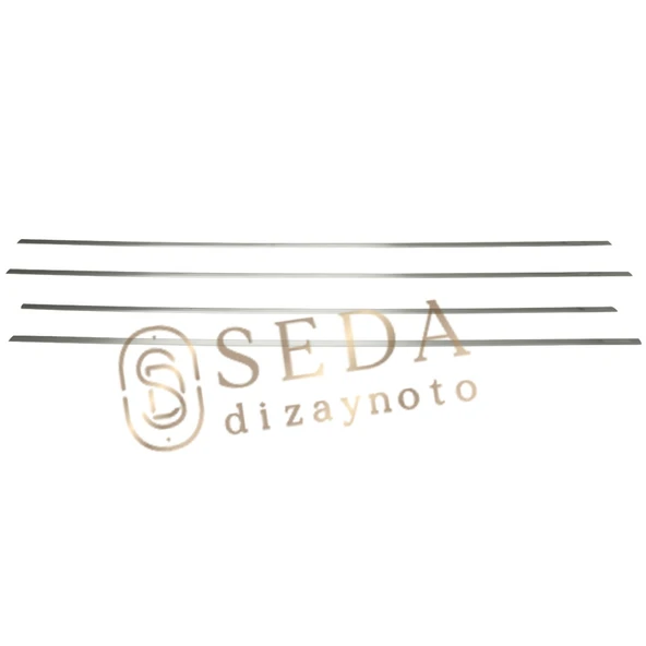 Toyota Corolla HB /SD 1998 > 2003 Cam Çıtası 4 Prç.P. Çelik - Resim 3