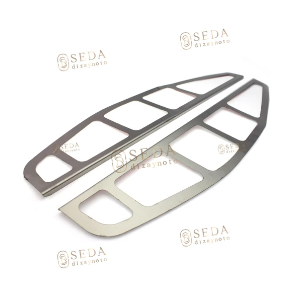 Fiat Doblo 1 Panel Van/Lav 2000 > 2006 Stop Çerçevesi 2 Prç. P. Çelik - Resim 2