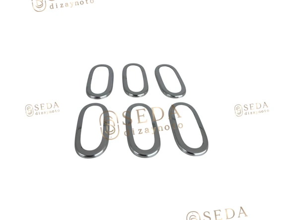 VW Crafter Van 2006 > Yan Reflektör Çerçevesi 6 Prç. P. Çelik - Resim 2