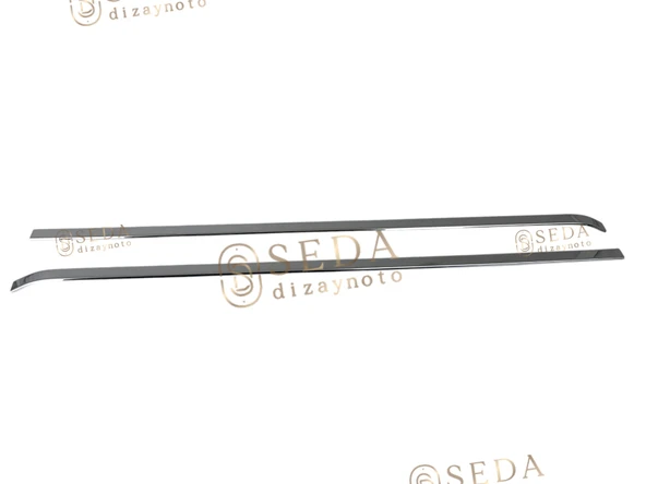 Fiat Doblo 1 Panel Van/Lav 2000 > 2010 Sürgülü Kapı Çıtası 2 Prç. P. Çelik - Resim 5