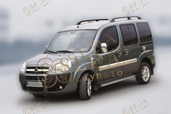 Fiat Doblo 1 Facelift Panel Van/Lav 2006 > 2010 Ön Panjur 2 Prç. P. Çelik - Resim 6