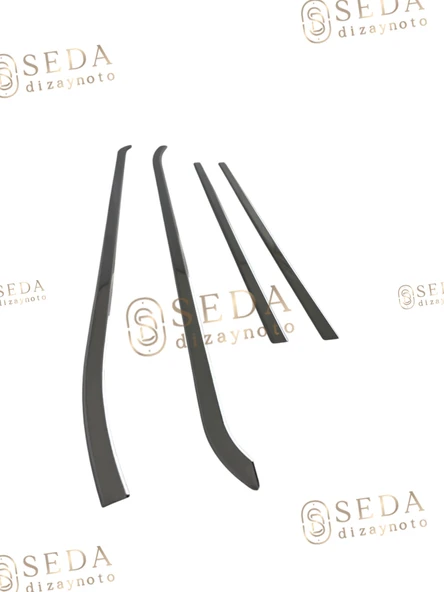 Fiat Doblo 2 Panel Van/Lav 2010 > Cam Çıtası 4 Prç. P. Çelik ürün görseli