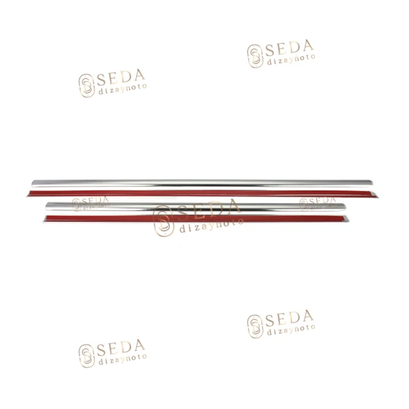 Dacia Sandero 2 HB 2012 > Cam Çıtası 4 Prç. P. Çelik - Resim 4