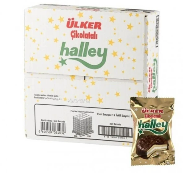 Ülker Çikolatalı Halley 30 gr 24Lü Set