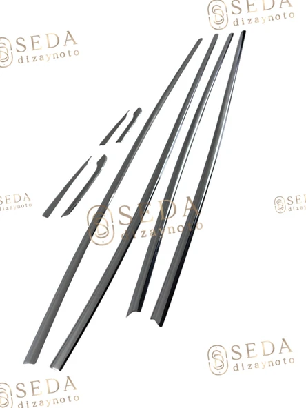 Toyota Corolla SD 2019 > Cam Çıtası 8 Prç.P. Çelik - Resim 2