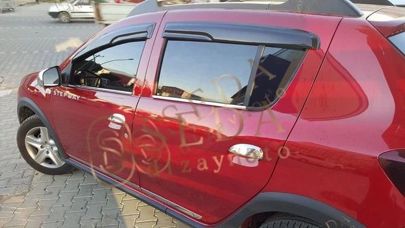 Dacia Sandero 2 HB 2012 > Cam Çıtası 4 Prç. P. Çelik - Resim 5