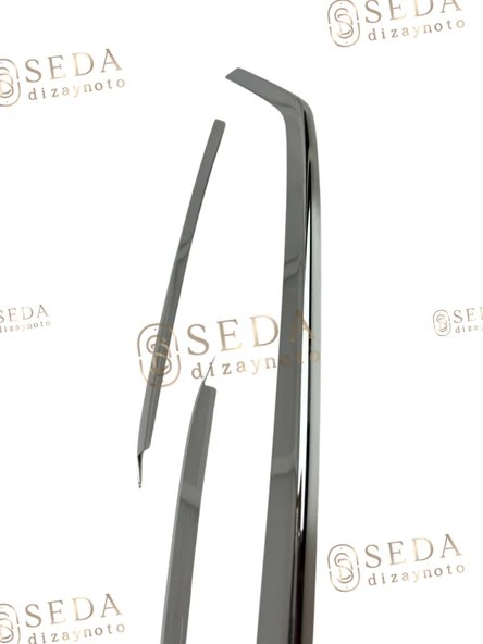 VW Jetta 6 SD 2011 > 2014 Ön Tampon Çıtası 2 Prç. P. Çelik - Resim 3