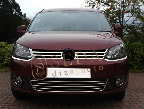 VW Caddy Mini Van 2010 > 2014 Ön Panjur 2 Prç. P. Çelik - Resim 4