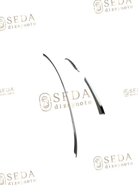 VW Golf 7 HB 2013 > Arka Tampon Çıtası 3 Parça P. Çelik - Resim 3