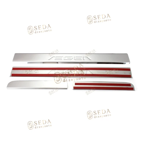 Fiat Egea SD/HB/SW 2015 > Kapı Eşiği 4 Prç. P. Çelik - Resim 3