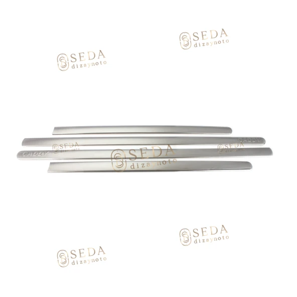 VW Caddy Mini Van 2003 > 2014 Yan Kapı Çıtası 4 Prç. P. Çelik - Resim 2