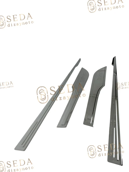 Honda Civic SD 2016 > Yan Kapı Çıtası 4 Prç. P. Çelik-Yazılı - Resim 3