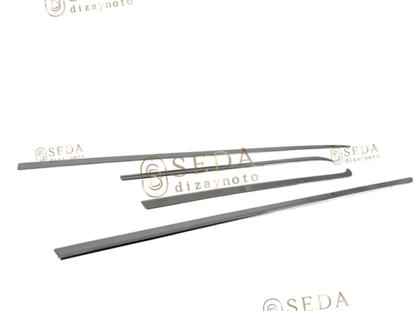 Renault Megane 4 HB 2016 > Yan Kapı Çıtası 4 Prç. P. Çelik ürün görseli