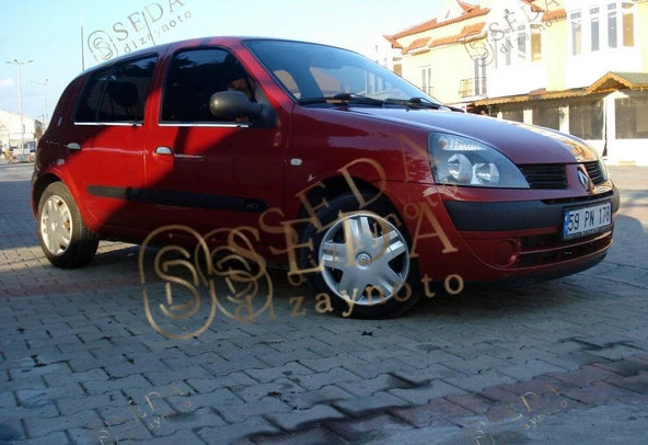 Renault Clio 2 HB 1999 > 2006 Cam Çıtası 4 Prç. P. Çelik - Resim 5