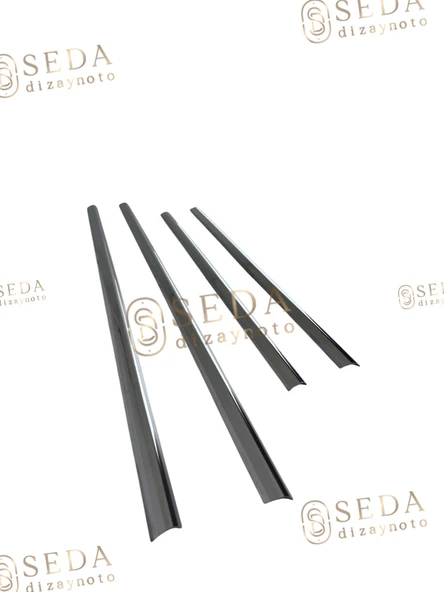 Renault Clio 3 HB 2006 > 2011 Cam Çıtası 4 Prç. P. Çelik - Resim 2