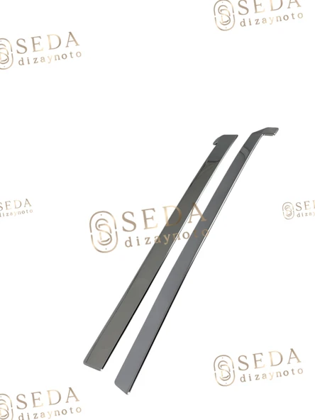 Ford Courier Van 2014 > 2023 Sürgülü Kapı Çıtası 2 Prç. P. Çelik ürün görseli