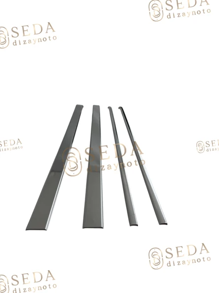 Peugeot Tepee Mini Van 2008 > 2018 Sürgülü Kapı Çıtası 4 Prç. P. Çelik - Resim 3