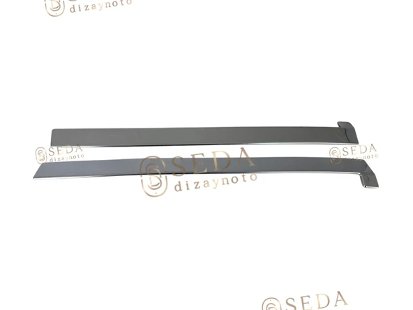 Ford Courier Van 2014 > 2023 Sürgülü Kapı Çıtası 2 Prç. P. Çelik - Resim 4