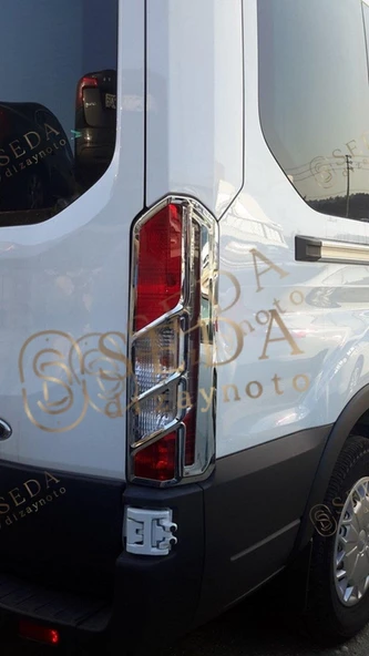 Ford Transit Van 2019 > Stop Çerçevesi 2 Prç. ABS Krom - Resim 5