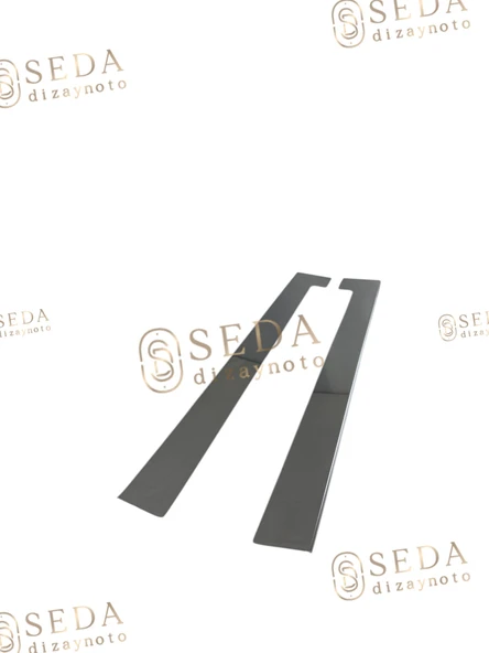 Renault Kangoo 2 Mini Van/Lav 2008 > Sürgülü Kapı Çıtası 2 Prç. P. Çelik ürün görseli