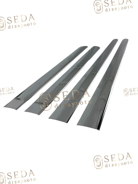 Peugeot 307 HB 2001 > 2008 Yan Kapı Çıtası 4 Prç. P. Çelik - Resim 2