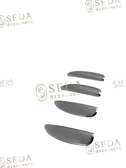 Renault Megane 1 HB /SD/SW 1996 > 2004 Kapı Kolu 4 Kapı P. Çelik - Resim 3