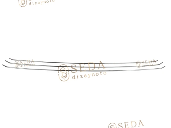 Peugeot Rifter Passenger Van 2019 > Ön Tampon Çıtası 3 Prç. P. Çelik ürün görseli