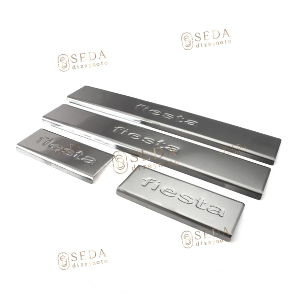 Ford Fiesta 5 HB 2002 > 2009 Kapı Eşiği 4 Prç. P. Çelik ürün görseli