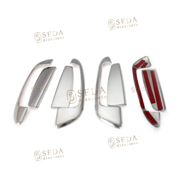 Fiat Linea SD 2012 > Kapı Kolu 4 Kapı 8 Prç. P. Çelik (Set) - Resim 4