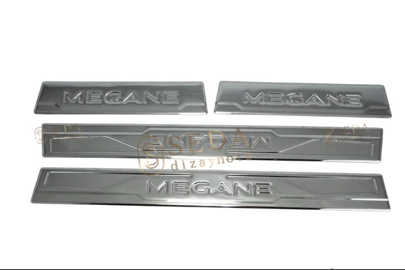Renault Megane 4 HB 2016 > Kapı Eşiği 4 Prç. P. Çelik ürün görseli