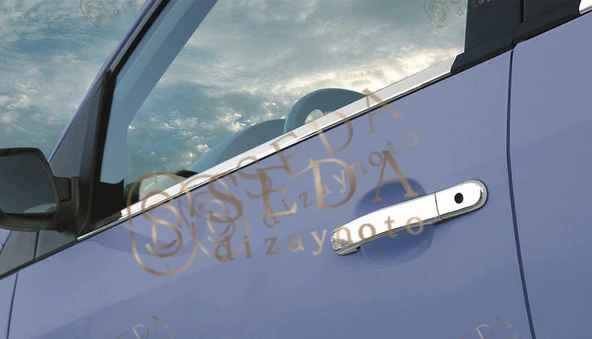 Ford Fiesta 5 HB 2002 > 2009 Cam Çıtası 4 Prç. P. Çelik - Resim 5