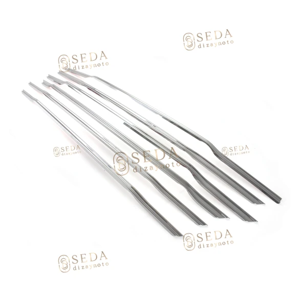 Ford Courier Van 2014 > 2017 Ön Panjur 6 Prç. - İnce Model - P. Çelik ürün görseli