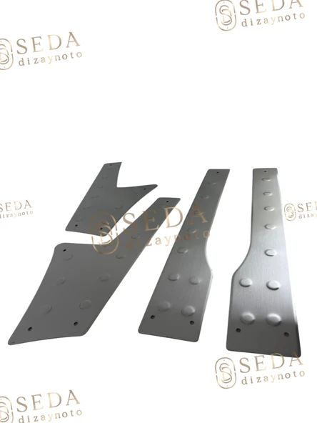 Peugeot Tepee Mini Van 2008 > 2018 İç Kapı Eşiği 4 Prç. P. Çelik - Resim 2