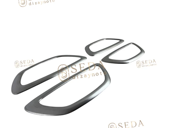 Renault Megane 4 HB /SD 2016 > İç Kapı Kolu Çerçevesi 4 Prç.Pçelİk - Resim 2