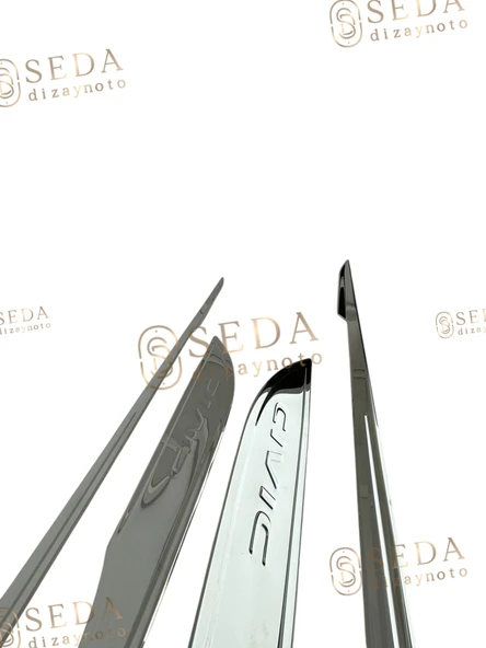 Honda Civic SD 2016 > Yan Kapı Çıtası 4 Prç. P. Çelik-Yazılı - Resim 5