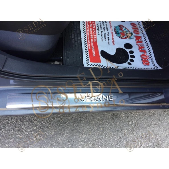 Renault Megane 2 HB /SD/SW 2004 > 2010 Kapı Eşiği 4 Prç. P. Çelik - Resim 5