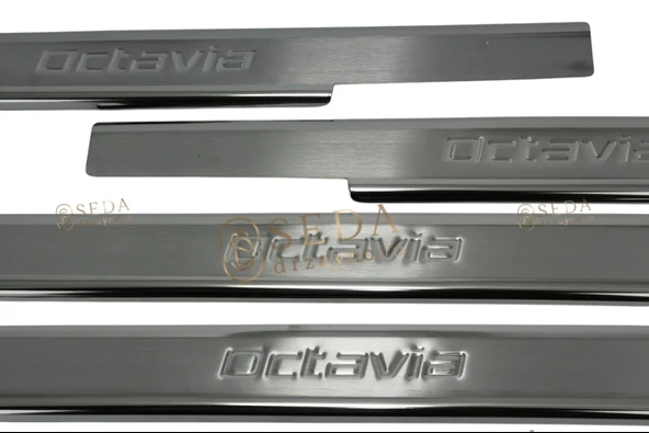 Skoda Octavia 3(A7) SD 2013 > Kapı Eşiği 4 Prç. P. Çelik - Resim 3