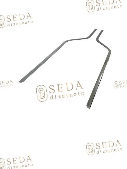 Ford Transit Van 2003 > 2013 Alt Cam Çıtası İnce 2 Prç. - Resim 2