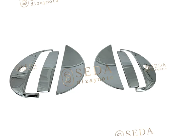 Hyundai H-100 Kamyonet 2004 > Kapı Kolu 2 Kapı 6 Prç.ABS Krom - Resim 2