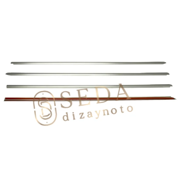 Renault Clio 2 HB 1999 > 2006 Cam Çıtası 4 Prç. P. Çelik - Resim 4